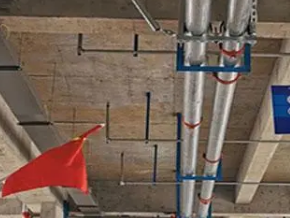 神农架林管廊支架的安装方法